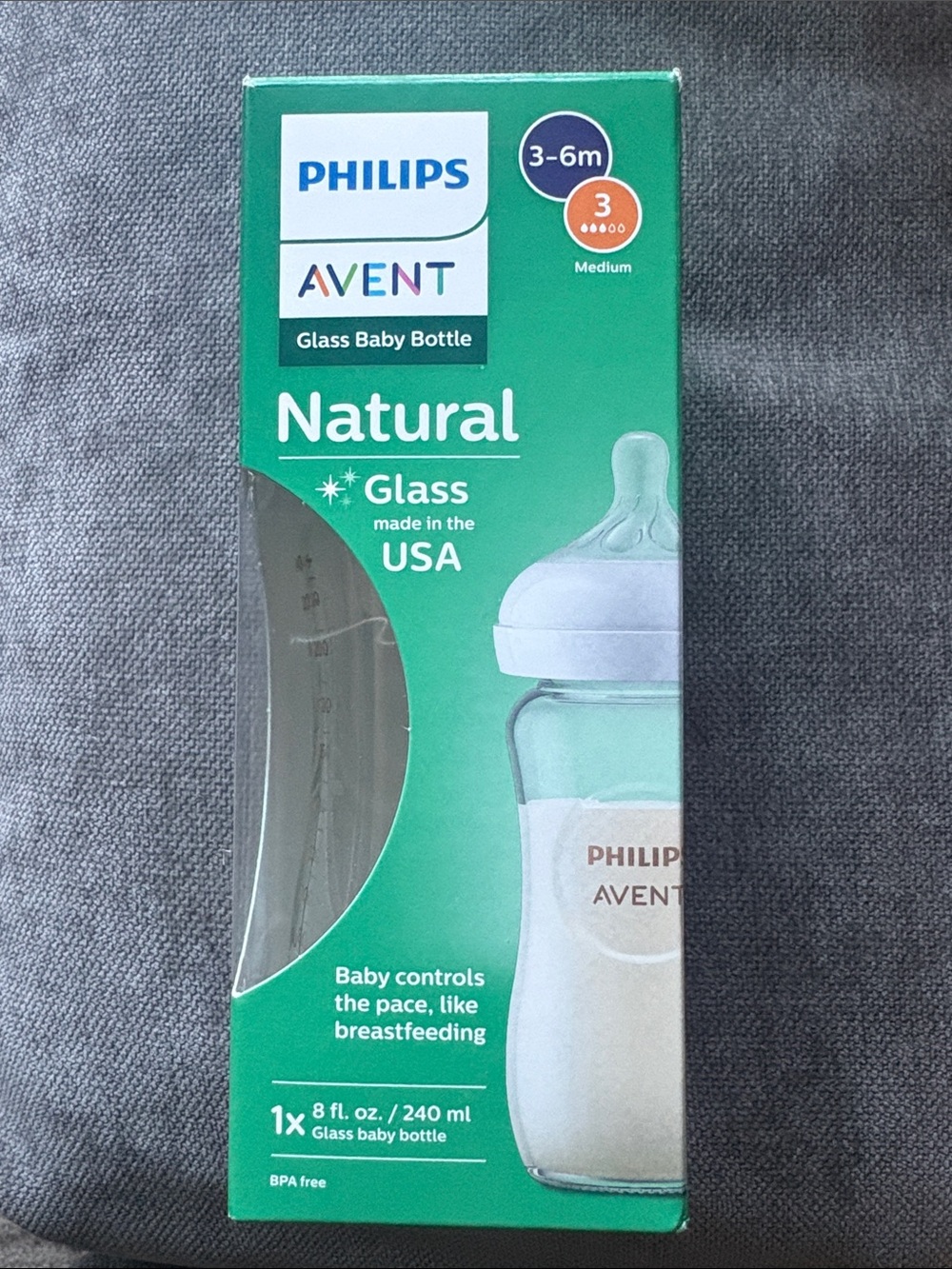 Philips Avent Natural Glass Baby Bottle